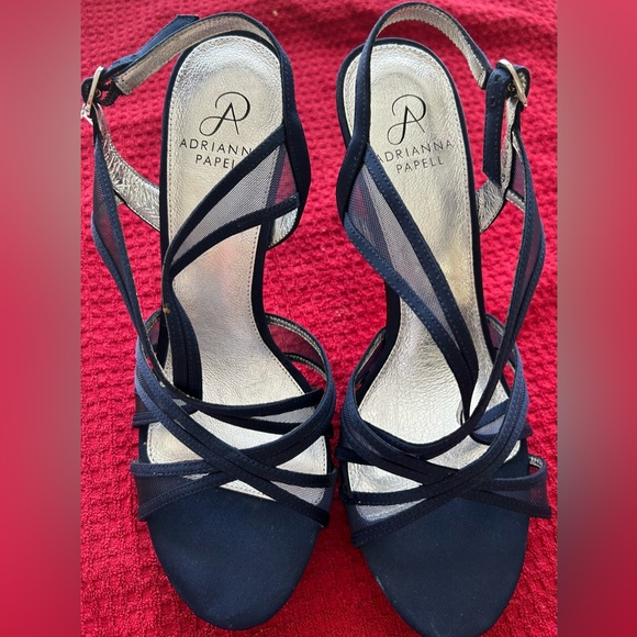 Adrianna Papell Shoes - Adrianna Papell Adri Heeled sandals for women, USA 10M EUR 40, blue